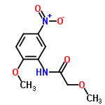 InChI=1/C10H12N2O5/c1-16-6-10(13)11-8-5-7(12(14)15)3-4-9(8)17-2/h3-5H,6H2,1-2H3,(H,11,13)