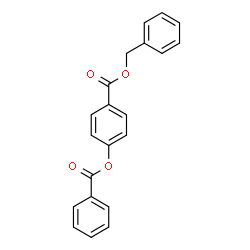 ChemSpider 2D Image | Benzyl 4-(benzoyloxy)benzoate | C21H16O4