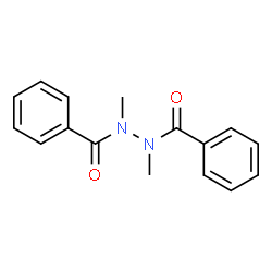 ChemSpider 2D Image | 1,2-Dibenzoyl-1,2-dimethylhydrazine | C16H16N2O2