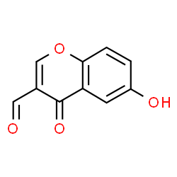 ChemSpider 2D Image | 6-Hydroxy-4-oxo-4H-chromene-3-carbaldehyde | C10H6O4