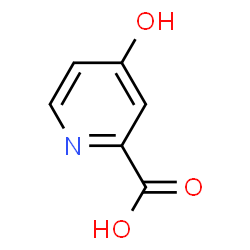 ChemSpider 2D Image | 4-Hydroxy-2-pyridinecarboxylic acid | C6H5NO3