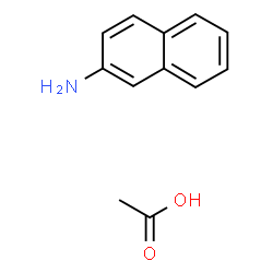ChemSpider 2D Image | Naphthalen-2-aminium acetate | C12H13NO2