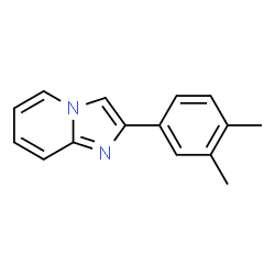 ChemSpider 2D Image | 2-(3,4-Dimethylphenyl)imidazo[1,2-a]pyridine | C15H14N2