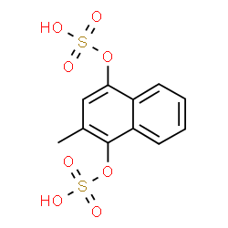 ChemSpider 2D Image | Menadiol disulfate | C11H10O8S2