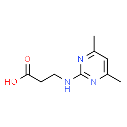ChemSpider 2D Image | N-(4,6-Dimethyl-2-pyrimidinyl)-beta-alanine | C9H13N3O2