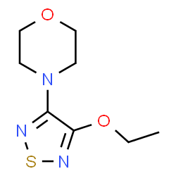 ChemSpider 2D Image | 4-(4-Ethoxy-1,2,5-thiadiazol-3-yl)morpholine | C8H13N3O2S