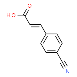 ChemSpider 2D Image | 4-Cyanocinnamic acid | C10H7NO2
