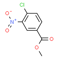 ChemSpider 2D Image | Methyl 4-chloro-3-nitrobenzate | C8H6ClNO4