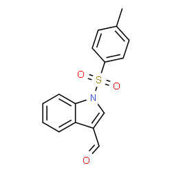 ChemSpider 2D Image | 1-tosyl-1H-indole-3-carbaldehyde | C16H13NO3S