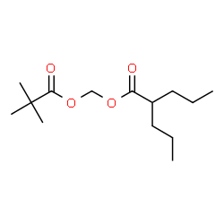 ChemSpider 2D Image | Valproate pivoxil | C14H26O4