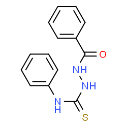 ChemSpider 2D Image | 2-Benzoyl-N-phenylhydrazine-1-carbothioamide | C14H13N3OS