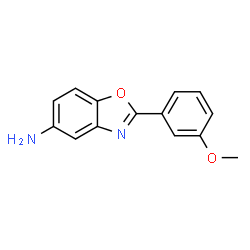ChemSpider 2D Image | 2-(3-methoxyphenyl)benzo[d]oxazol-5-amine | C14H12N2O2