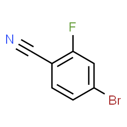 ChemSpider 2D Image | 4-Bromo-2-fluorobenzonitrile | C7H3BrFN