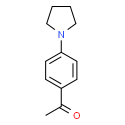 ChemSpider 2D Image | 4'-(1-Pyrrolidino)acetophenone | C12H15NO