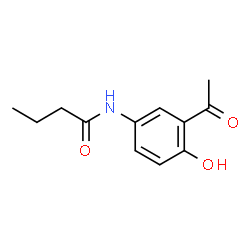ChemSpider 2D Image | 2-Acetyl 4-butyramidophenol | C12H15NO3