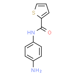 ChemSpider 2D Image | N-(4-Aminophenyl)-2-thiophenecarboxamide | C11H10N2OS