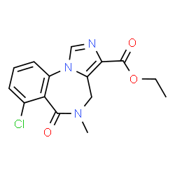 ChemSpider 2D Image | Sarmazenil | C15H14ClN3O3
