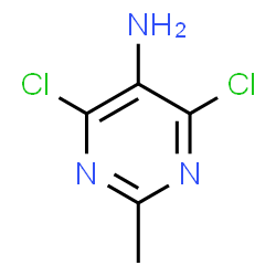 ChemSpider 2D Image | 4,6-Dichloro-2-methylpyrimidin-5-amine | C5H5Cl2N3