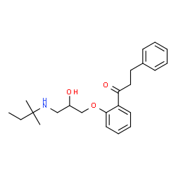 ChemSpider 2D Image | Diprafenone | C23H31NO3