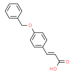 ChemSpider 2D Image | 3-(4-Benzyloxy-phenyl)-acrylic acid | C16H14O3