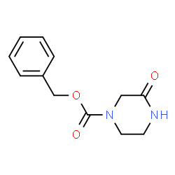 ChemSpider 2D Image | 4-Cbz-piperazinone | C12H14N2O3