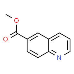 ChemSpider 2D Image | Methyl 6-quinolinecarboxylate | C11H9NO2