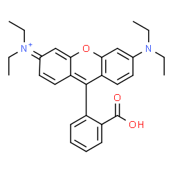 ChemSpider 2D Image | Rhodamine B ion | C28H31N2O3
