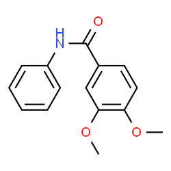 ChemSpider 2D Image | 3,4-DIMETHOXYBENZANILIDE | C15H15NO3