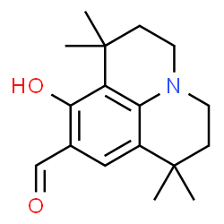 ChemSpider 2D Image | 8-Hydroxy-1,1,7,7-tetramethyljulolidine-9-carboxaldehyde | C17H23NO2