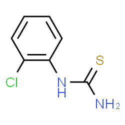 ChemSpider 2D Image | 2-Chlorophenyl-thiourea | C7H7ClN2S