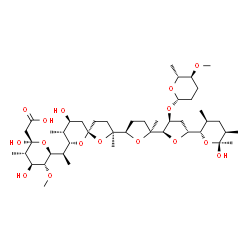 ChemSpider 2D Image | semduramicin | C45H76O16
