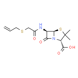 ChemSpider 2D Image | Almecillin | C13H18N2O4S2