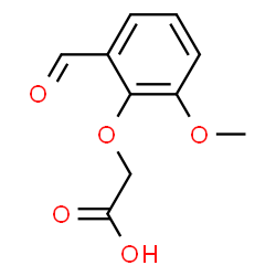 ChemSpider 2D Image | (2-Formyl-6-methoxyphenoxy)acetic acid | C10H10O5