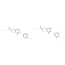 ChemSpider 2D Image | Liotrix | C30H21I7N2Na2O8