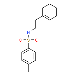 ChemSpider 2D Image | N-[2-(1-Cyclohexen-1-yl)ethyl]-4-methylbenzenesulfonamide | C15H21NO2S