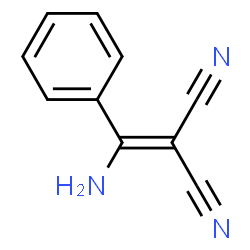 ChemSpider 2D Image | [Amino(phenyl)methylene]malononitrile | C10H7N3