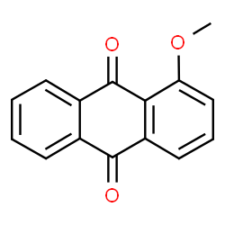 ChemSpider 2D Image | 1-Methoxy-9,10-anthraquinone | C15H10O3