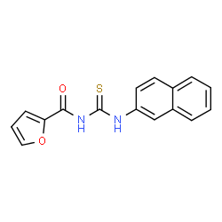 ChemSpider 2D Image | N-(2-Naphthylcarbamothioyl)-2-furamide | C16H12N2O2S