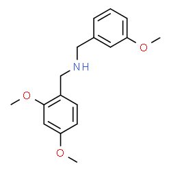 ChemSpider 2D Image | (2,4-Dimethoxy-benzyl)-(3-methoxy-benzyl)-amine | C17H21NO3
