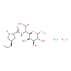 ChemSpider 2D Image | Lincomycin Hydrochloride Monohydrate | C18H37ClN2O7S