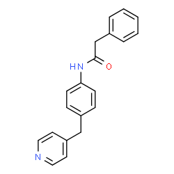 ChemSpider 2D Image | 2-Phenyl-N-[4-(4-pyridinylmethyl)phenyl]acetamide | C20H18N2O