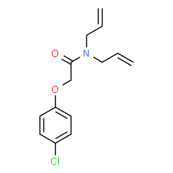 ChemSpider 2D Image | N,N-Diallyl-2-(4-chlorophenoxy)acetamide | C14H16ClNO2