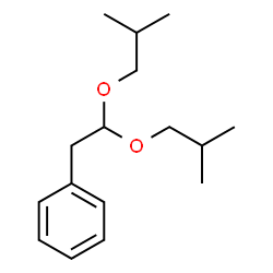 ChemSpider 2D Image | (2,2-Diisobutoxyethyl)benzene | C16H26O2
