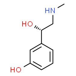 ChemSpider 2D Image | D-(+)-Phenylephrine | C9H13NO2