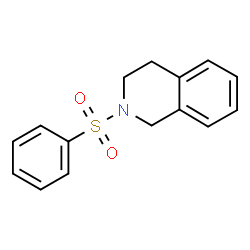 ChemSpider 2D Image | 2-(Phenylsulfonyl)-1,2,3,4-tetrahydroisoquinoline | C15H15NO2S