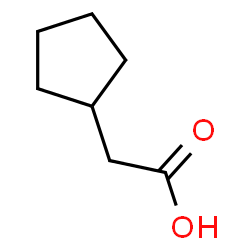 ChemSpider 2D Image | Cyclopentylacetic acid | C7H12O2