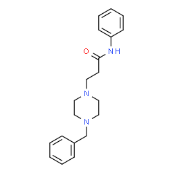 ChemSpider 2D Image | 3-(4-Benzyl-1-piperazinyl)-N-phenylpropanamide | C20H25N3O