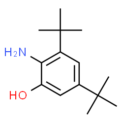 ChemSpider 2D Image | 2-Amino-3,5-di-tert-butylphenol | C14H23NO