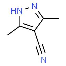ChemSpider 2D Image | 3,5-Dimethyl-1H-pyrazole-4-carbonitrile | C6H7N3