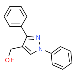 ChemSpider 2D Image | (1,3-Diphenyl-1H-pyrazol-4-yl)methanol | C16H14N2O